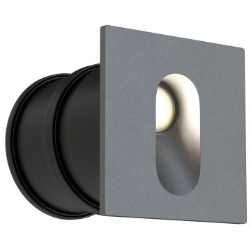 Maytoni VIA URBANA O022-L3GR Lampe d'escalier encastrée 3W/LED 4000K 70LM IP44