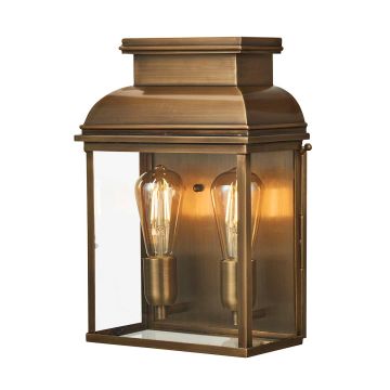 Elstead Lighting OLD BAILEY OLD-BAILEY-L-BR Applique murale 2x60W/E27 IP44