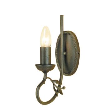 Elstead Lighting OLIVIA OV1-BLK-GOLD Applique murale 1x60W/E14