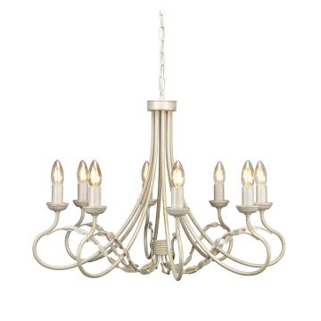 Elstead Lighting OLIVIA OV8-IVORY-GOLD Lustre 8x60W/E14