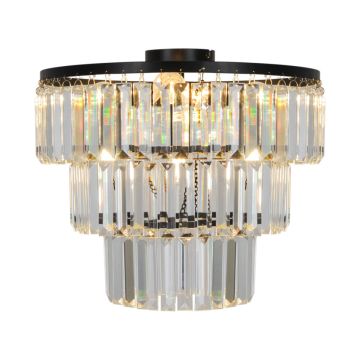 Zuma Line TIFANNY P17127-4-BK Plafonnier 4x40W/E14 IP20