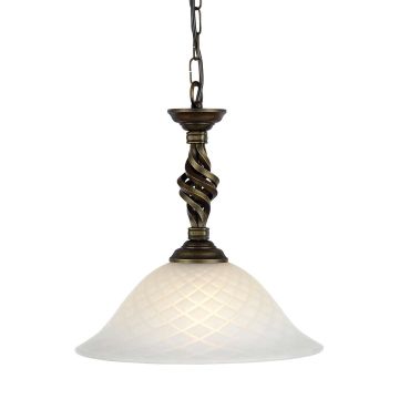 Elstead Lighting PEMBROKE PB-P-BLK-GOLD Suspension lumineuse 1x60W/E27
