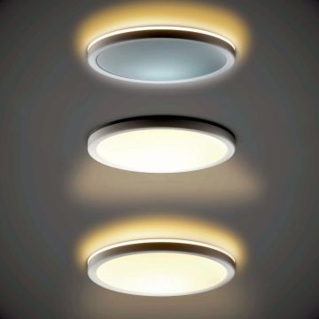 Italux Corte PLF-63452-300R-28W-WH Plafonnier 1x28W/LED 2800K|4000K|6000K 3000lm IP20