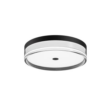 Italux Molino PLF-64536-S-BK Plafonnier 1x24W/LED 3000K|4000K|6000K 2640lm IP40
