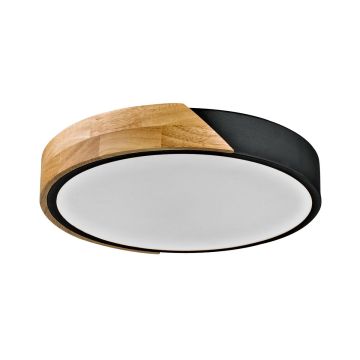 Italux Nastro PLF-13186-BK-WO Plafonnier 1x24W/LED 3000K 2400lm IP20