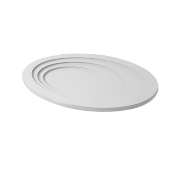 Light Prestige Alune LP-3009/1C WH oval Plafonnier 1x48W/LED 3000K|4000K|6000K 5968lm IP20