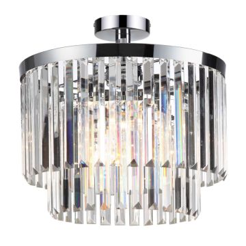 Light Prestige Vetro LP-2910/4C CH Lampe de plafond 4x10W/E14 IP20