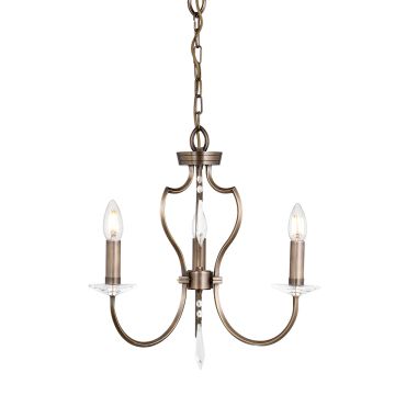 Elstead Lighting PIMLICO PM3-DB Lustre 3x60W/E14