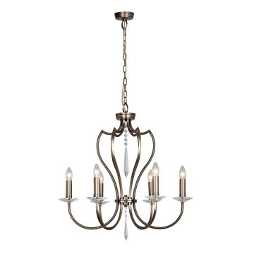 Elstead Lighting PIMLICO PM6-DB Lustre 6x60W/E14