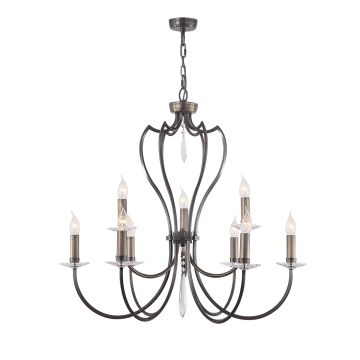 Elstead Lighting PIMLICO PM9-DB Lustre 9x60W/E14