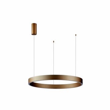 Italux Brasco PND-56215-060RPP-GD-3KS4K-TRDIMM Suspension lumineuse 1x40W/LED 3000K|4000K 3100lm IP20