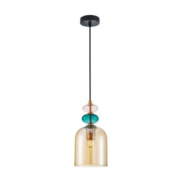 Italux Busco PND-30263-1B-BRO-AMB Suspension lumineuse 1x40W/E27 IP20