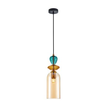 Italux Busco PND-30263-1C-BRO-AMB Suspension lumineuse 1x40W/E27 IP20