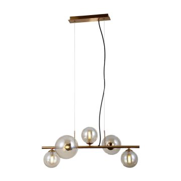 Italux Canello PND-406007-5-HBR Suspension lumineuse 5x5W/G9 IP20