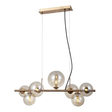 Italux CANELLO PND-406007-7-HBR Suspension lumineuse 7x5W/G9 IP20