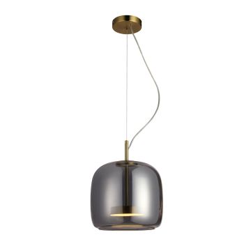 Italux Caste PND-17760A-BRSS-SG Suspension lumineuse 1x10W/LED 3000K 850lm IP20