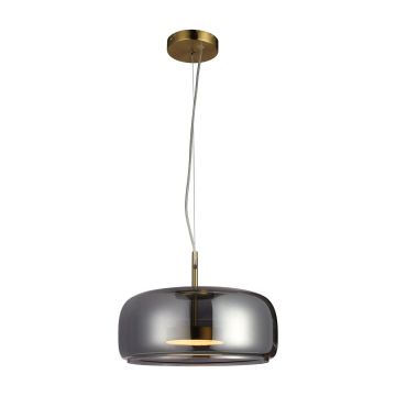 Italux Caste PND-17760B-BRSS-SG Suspension lumineuse 1x10W/LED 3000K 850lm IP20