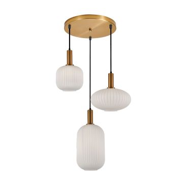 Italux Della PND-31982-3-GD Suspension lumineuse 3x40W/E27 IP20