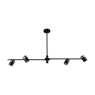 Italux Elice PND-58892-4-BK-BRO Lampe de plafond 4x35W/GU10 IP20