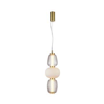 Italux Eris PND-98374-28W-GD Suspension lumineuse 1x28W/LED 3000K 3748lm IP20