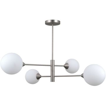 Italux EVORA PND-55342-4-SN Lampe de plafond 4x5W/G9 IP20