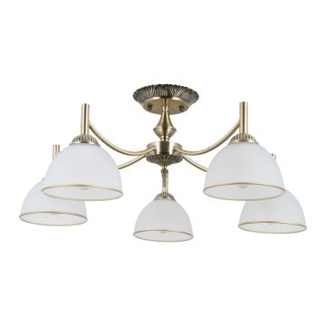 Italux Fener PND-40653-5-ABR-WH Lampe de plafond 5x40W/E27 IP20