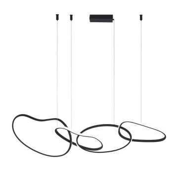 Italux Fonte PND-22412-S4-BK Suspension lumineuse 4x60W/LED 3000K|4000K|6000K 5300lm IP20