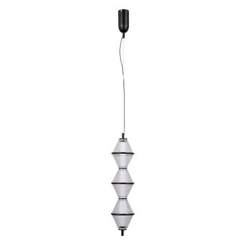 Italux Fuente PND-34395-3V-BK Suspension lumineuse 3x15W/LED 3000K 1108lm IP20