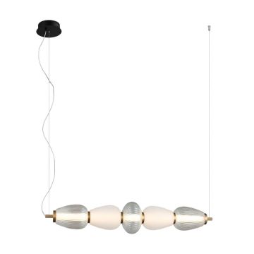 Italux Gastel PND-74937-5-BK Suspension lumineuse 1x22W/LED 3000K 1500lm IP20