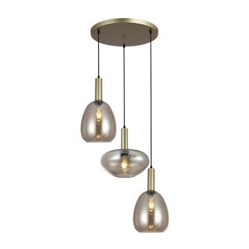 Italux Gater PND-23541-3-GD-CH Suspension lumineuse 3x40W/E27 IP20