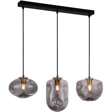 Italux HATELLA PND-112038-3-BRO+SG Suspension lumineuse 3x40W/E27 IP20