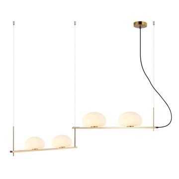 Italux KERNIO PND-357784-BRO+W Suspension lumineuse 4x25W/G9 IP20