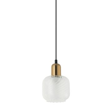 Italux LAMEZIA PND-67594-1-BRO+CL Suspension lumineuse 1x40W/E27 IP20