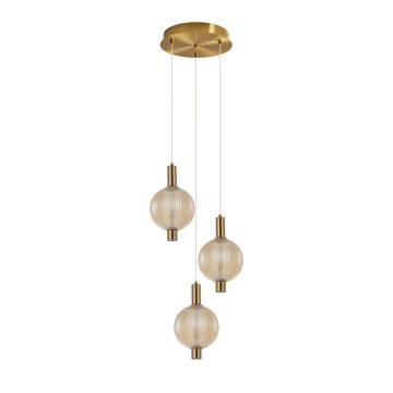 Italux Lenti PND-83631-3-AB-AMB Suspension lumineuse 1x18W/LED 3000K 1340lm IP20