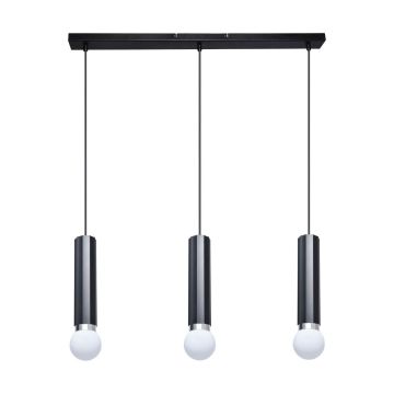 Italux Macera PND-33849-3-BK Suspension lumineuse 3x40W/E27 IP20
