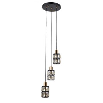 Italux Menfi PND-44236-3-BK-GD Suspension lumineuse 3x40W/E27 IP20