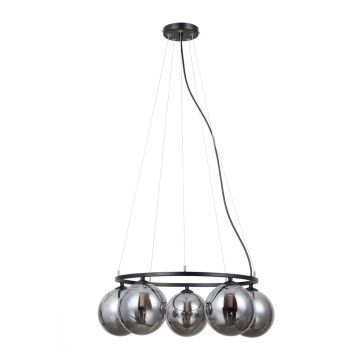 Italux Molite PND-1098-5R-BK Suspension lumineuse 5x5W/G9 IP20