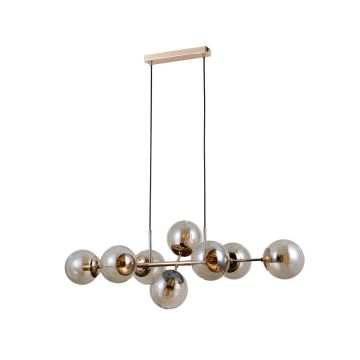 Italux Molite PND-1098-8-GD Suspension lumineuse 8x5W/E14 IP20