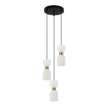 Italux Monza PND-57602-3-BK+BRO Suspension lumineuse 3x40W/E27 IP20