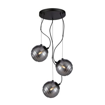 Italux Perona PND-92389-3A-BK Suspension lumineuse 3x40W/G9 IP20