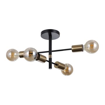 Italux PIANSI PND-4025-4-BL-HBR Suspension lumineuse 4x40W/E27 IP20