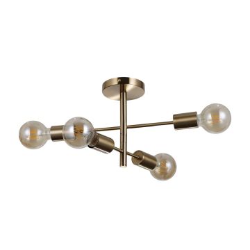 Italux PIANSI PND-4025-4-HBR Suspension lumineuse 4x40W/E27 IP20