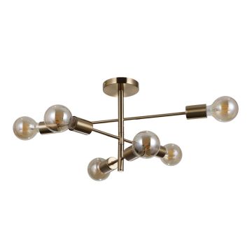 Italux PIANSI PND-4025-6-HBR Suspension lumineuse 6x40W/E27 IP20