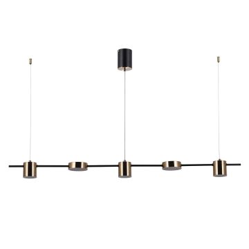 Italux REMDAL PND-16374-5-BK-3K Suspension lumineuse 30W/LED 3000K 2300LM IP20