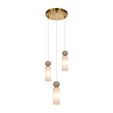 Italux Santos PND-95331-3-BRSS Suspension lumineuse 3x40W/G9 IP20