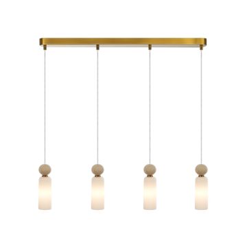 Italux Santos PND-95331-4-BRSS Suspension lumineuse 4x40W/G9 IP20