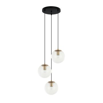 Italux Sarpo PND-58867-3S-BK-BRO Suspension lumineuse 3x40W/E27 IP20
