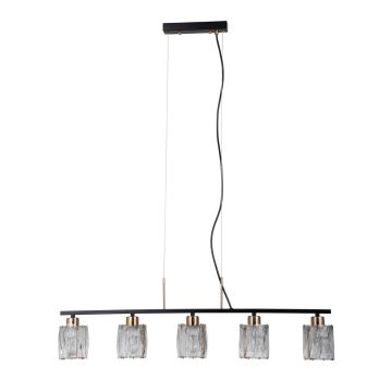 Italux Simona PND-40814-5-BK-HBR Suspension lumineuse 5x40W/E14 IP20