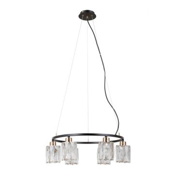 Italux Simona PND-40814-6-BK-HBR Suspension lumineuse 6x40W/E14 IP20