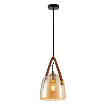 Italux Solta PND-24342-1-BK-AMB Suspension lumineuse 1x40W/E27 IP20